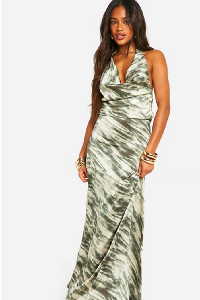 Robe longue dos nu