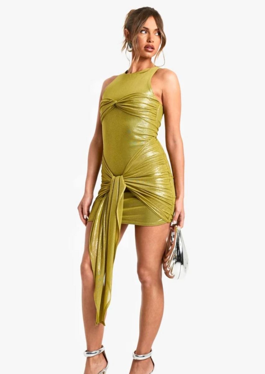 Robe de soirée Sexy verte