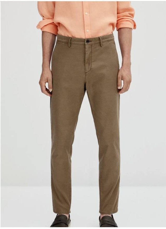 Pantalon décontractée marron