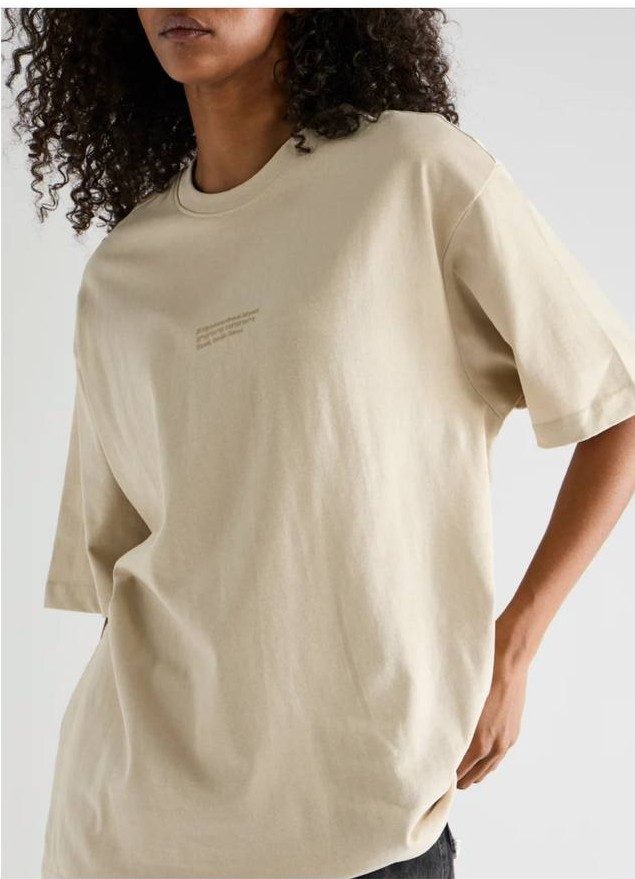 T-Shirt oversize beige