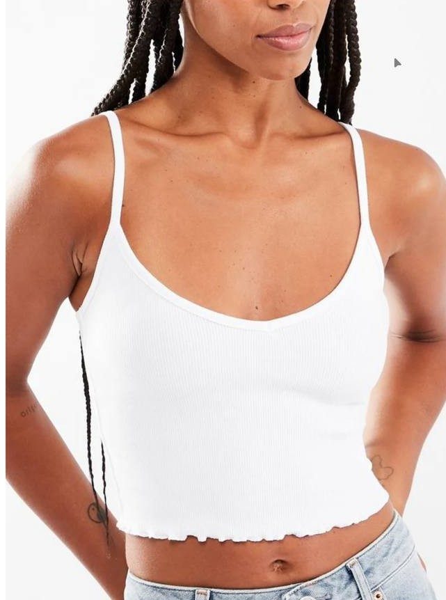 Crop top blanc