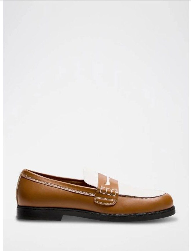 Mocassins Marronne Blanche