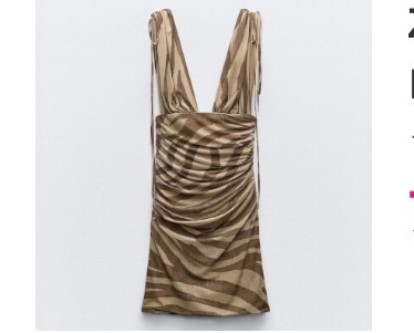 Robe imprimé   ZARA