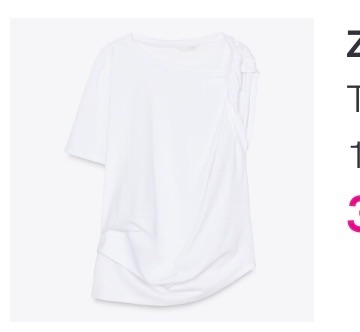 T-shirt blanc   Zara