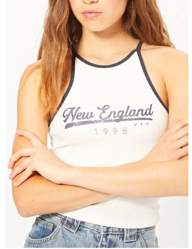 Crop top blanc