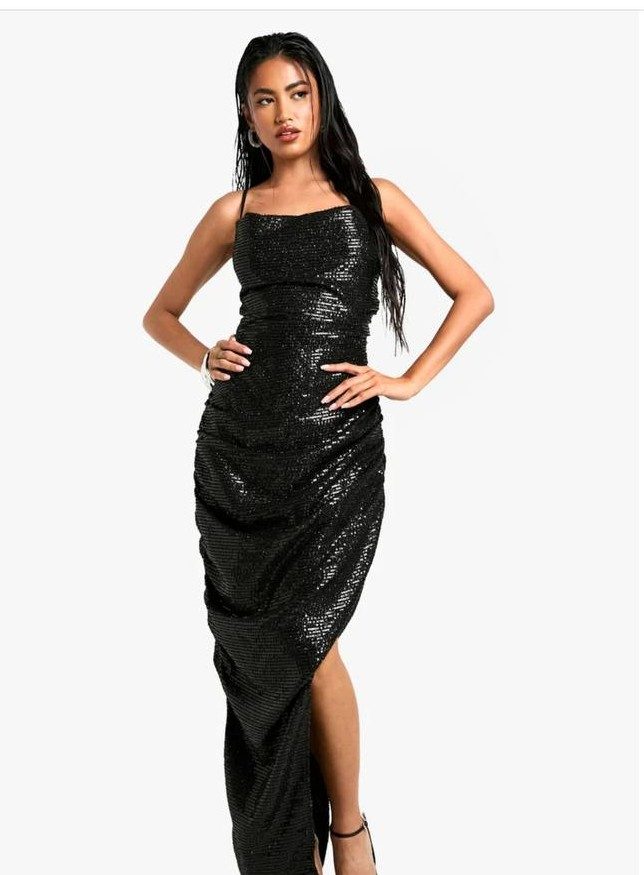 Robe en Sequin noire