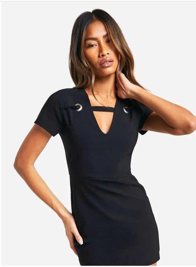 Robe noir courte Pretty Little Thing