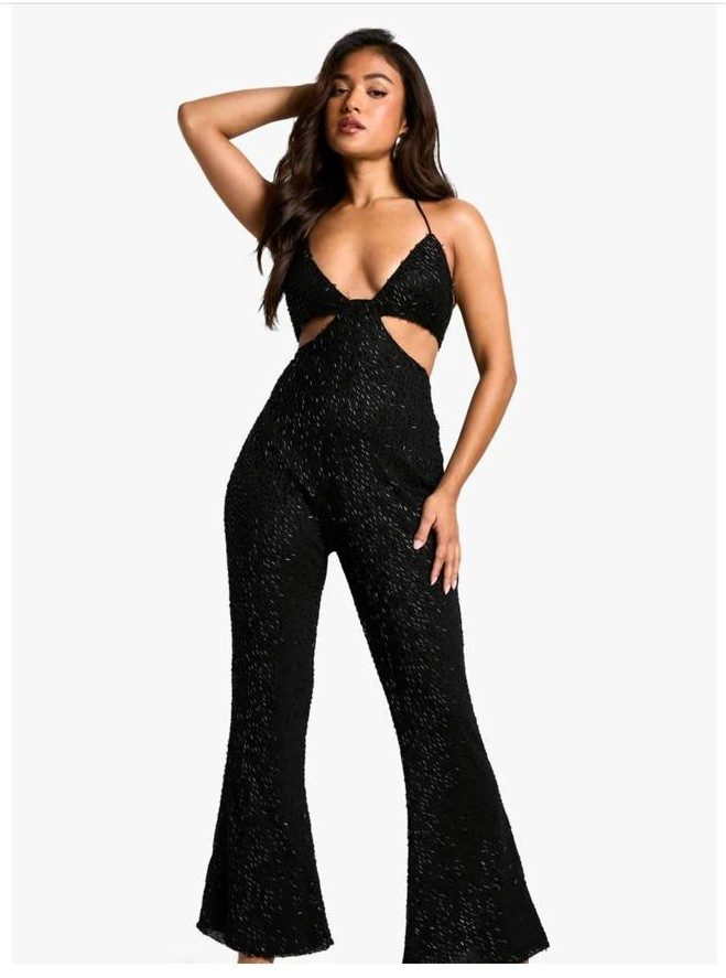 Combinaison noire Pretty Little Thing