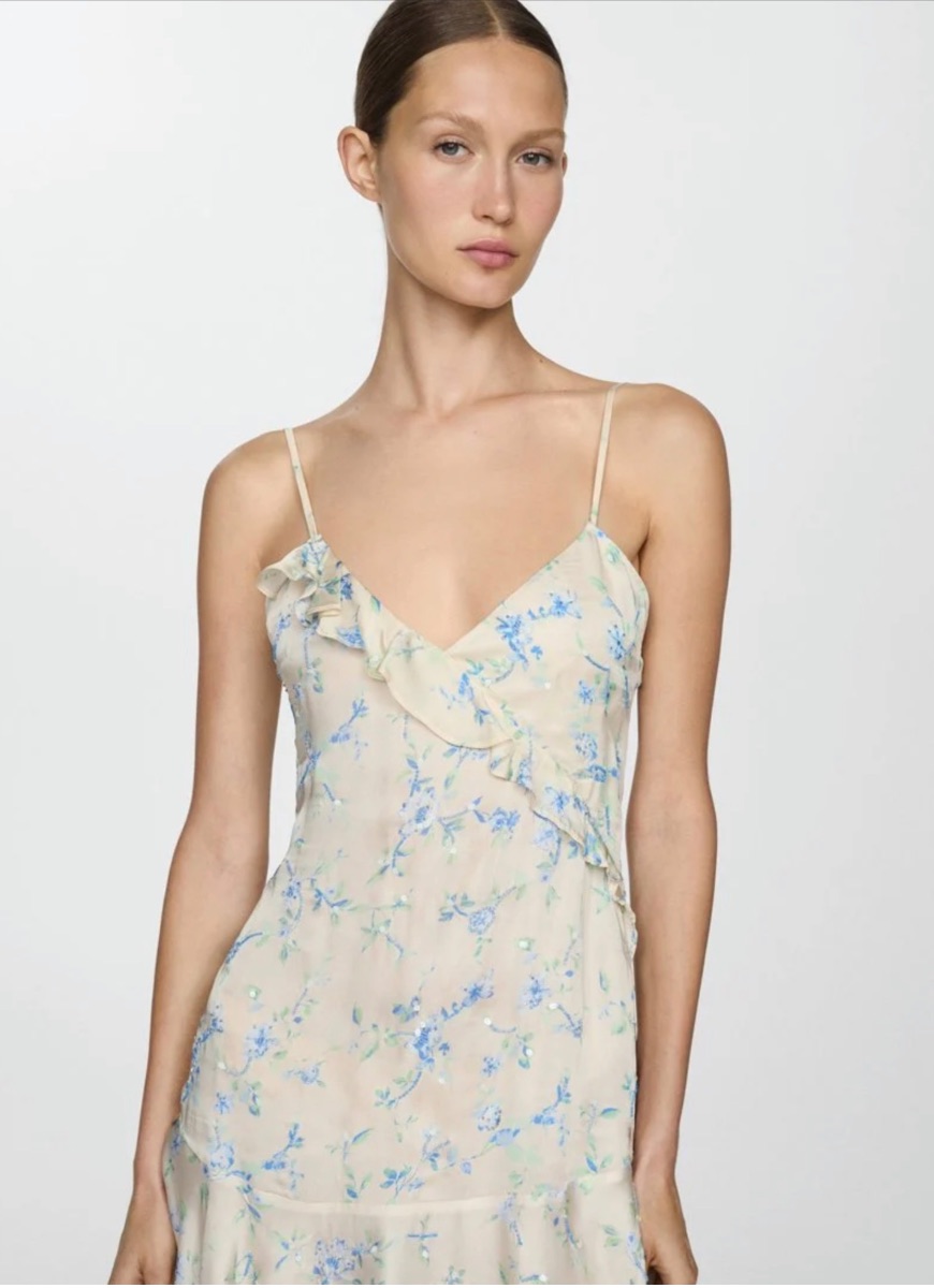 ROBE A FLEURS MANGO