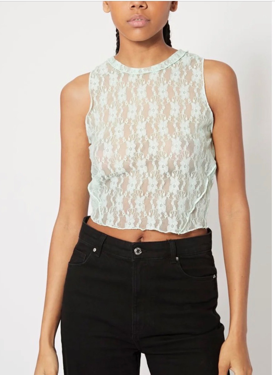 CROP TOP DENTELLE